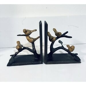 SPI San Pacific International Home Cast Iron Birds Bookends (2 Pieces) Tags
